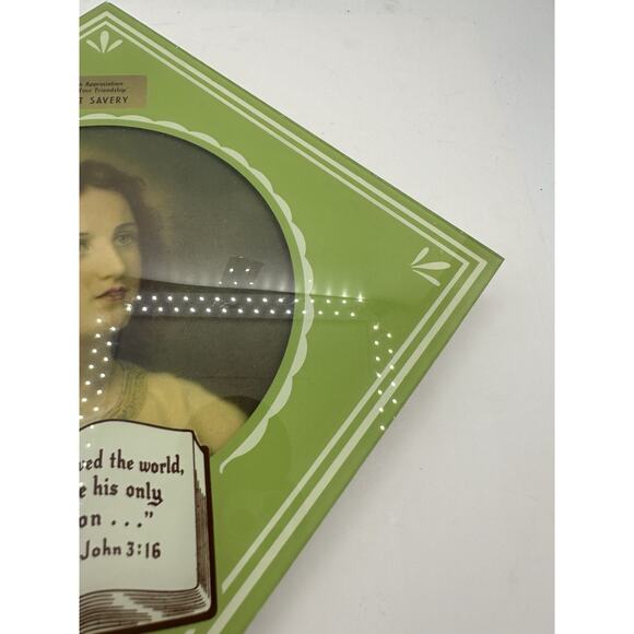 Vtg Religious Jesus Shadow Wall Hanging Sign/Picture Shadow Box 11” - Picture 2 of 7